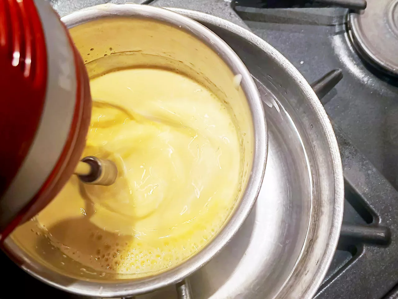 Préparation du zabaione sicilien