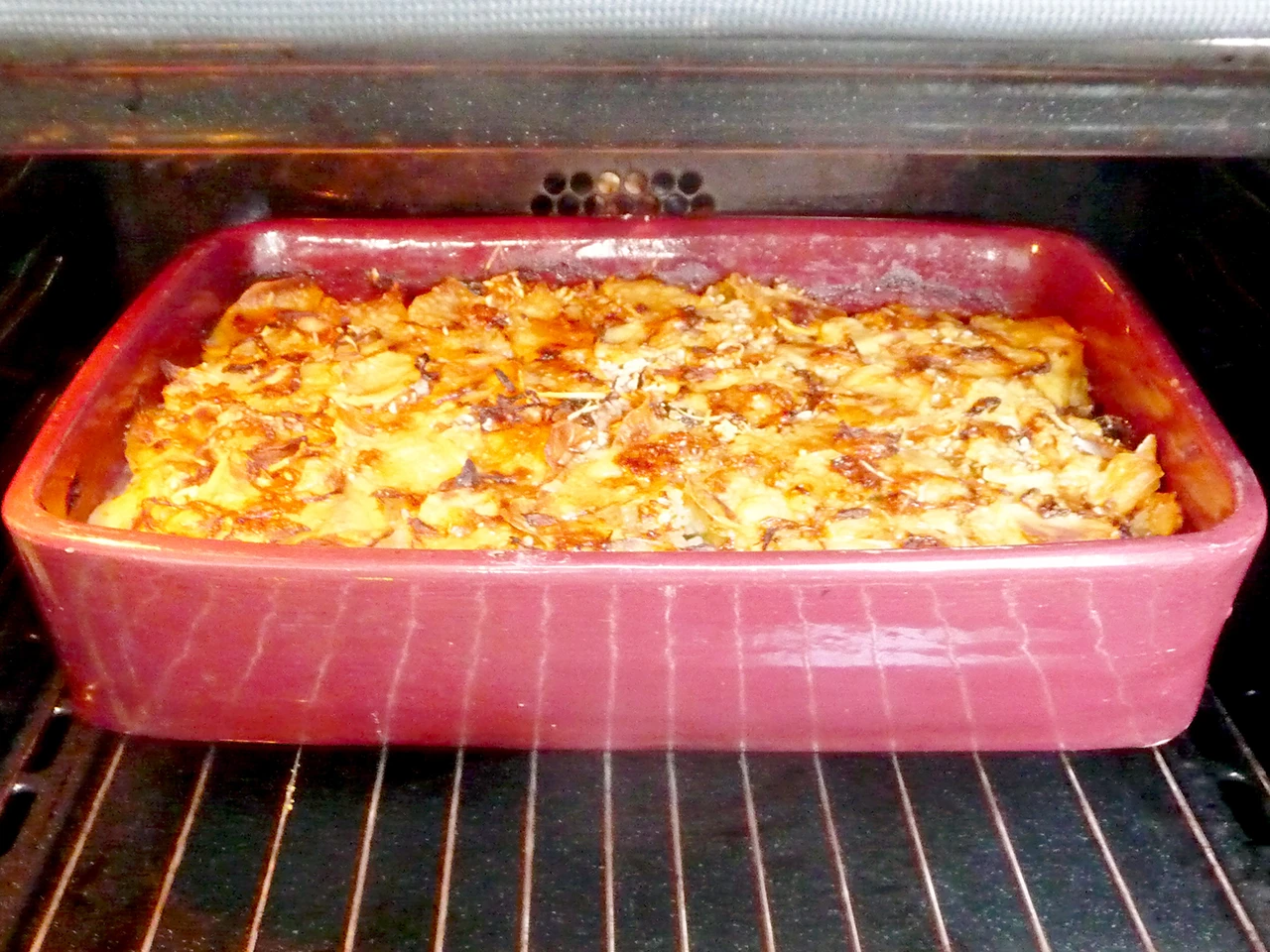 Riso patate e cozze traditionnel après cuisson et temps de repos.